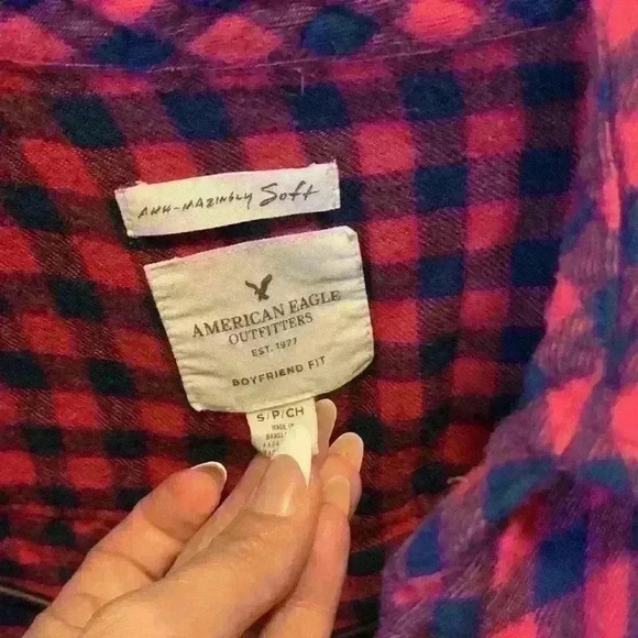 American eagle flannel size small - Picture 2 of 5
